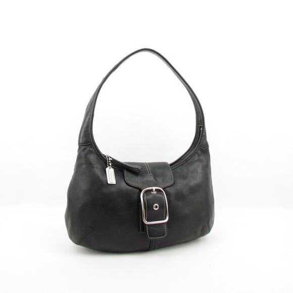 Coach Handbags - Coach Black Leather Hobo Bag